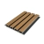 WPC fasadni panel TEAK/ČRNA, 219x2900 mm, valovita tekstura, half co-extrusion (0,63 m²)