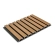 WPC fasadni panel TEAK/ČRNA, 219x2900 mm, valovita tekstura, half co-extrusion (0,63 m²)